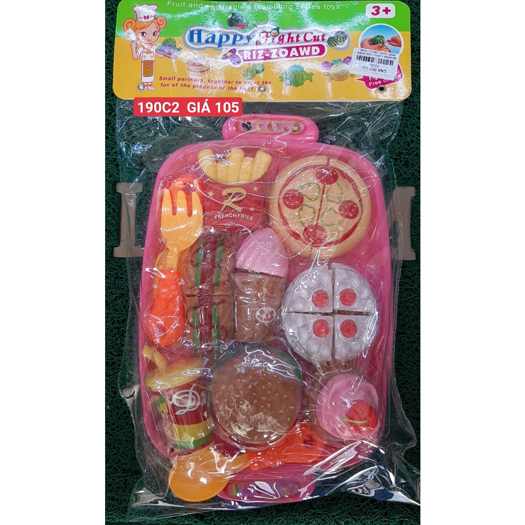 Đồ chơi bé gái - Túi chơi đồ hàng các loại