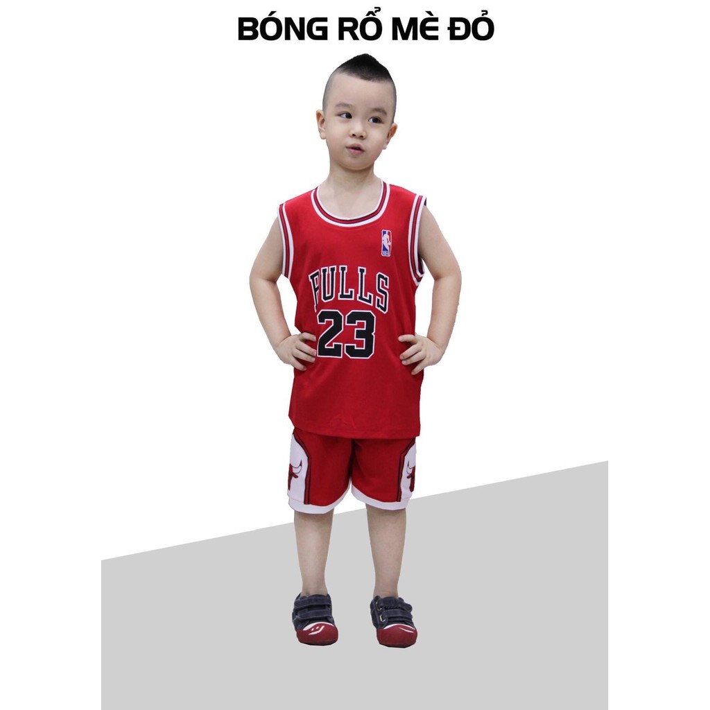 Bộ đồ bóng rổ trẻ em CPSports (Đỏ)