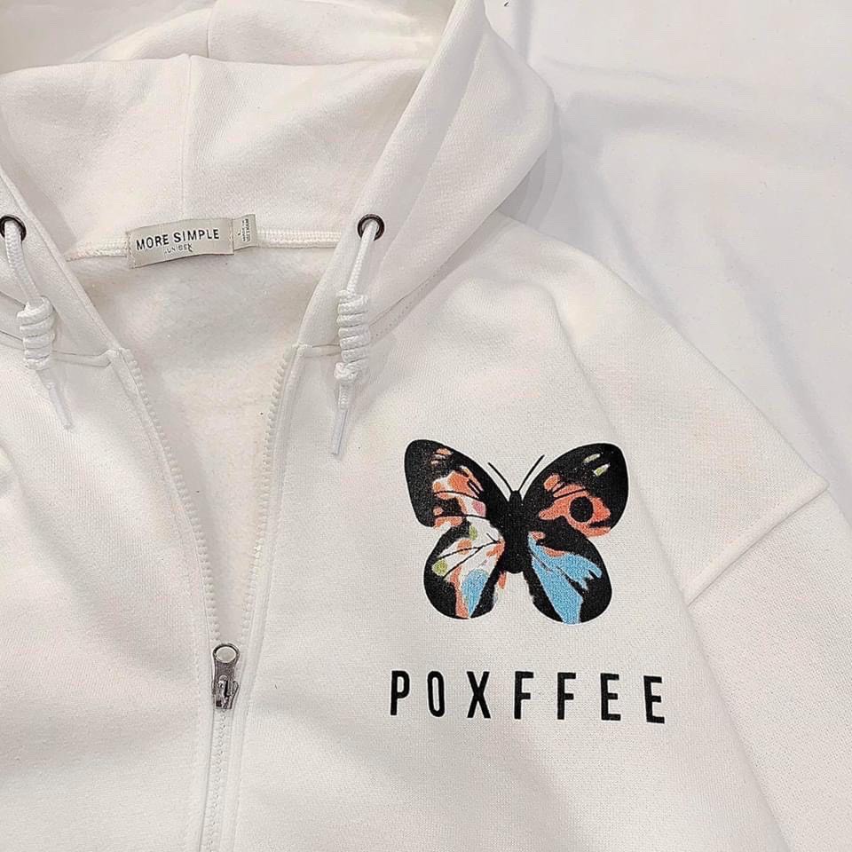 (FREESHIP) ❤ ÁO KHOÁC NỈ Hoodie BƯỚM dây kéo Nữ Nam HOOIDE | BigBuy360 - bigbuy360.vn