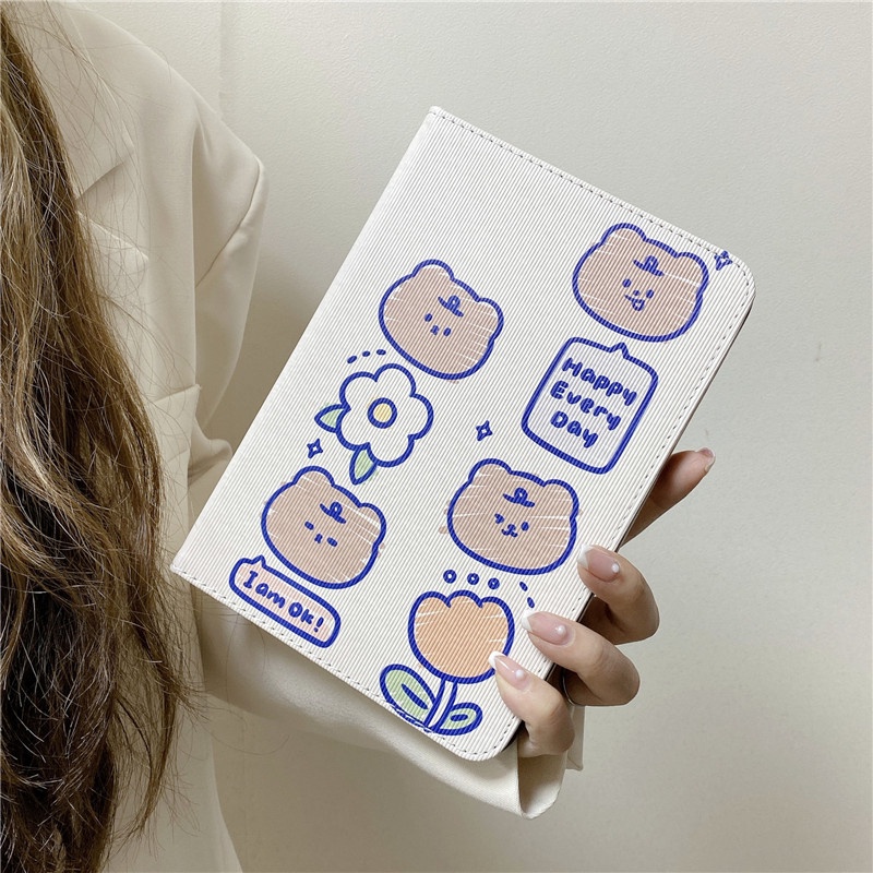 Ốp Máy Tính Bảng Da PU Có Đế Cho iPad Mini /Air 1 2/Pro 9.7/4th 5th 6th 2017 2018/7th 8th 9th Gen 2019 2020 2021