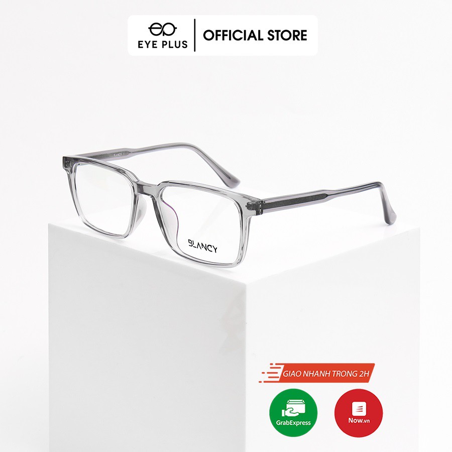 Gọng kính cận nam nữ EYE PLUS dáng vuông to thời trang CC1-BL-16894