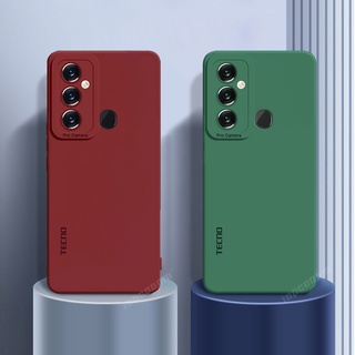 Ốp điện thoại mềm silicon lỏng chính hãng TECNO POVA 3 POP 5 LTE Pro POP 6 7 Pro 4G Go Vỏ điện thoại chống sốc