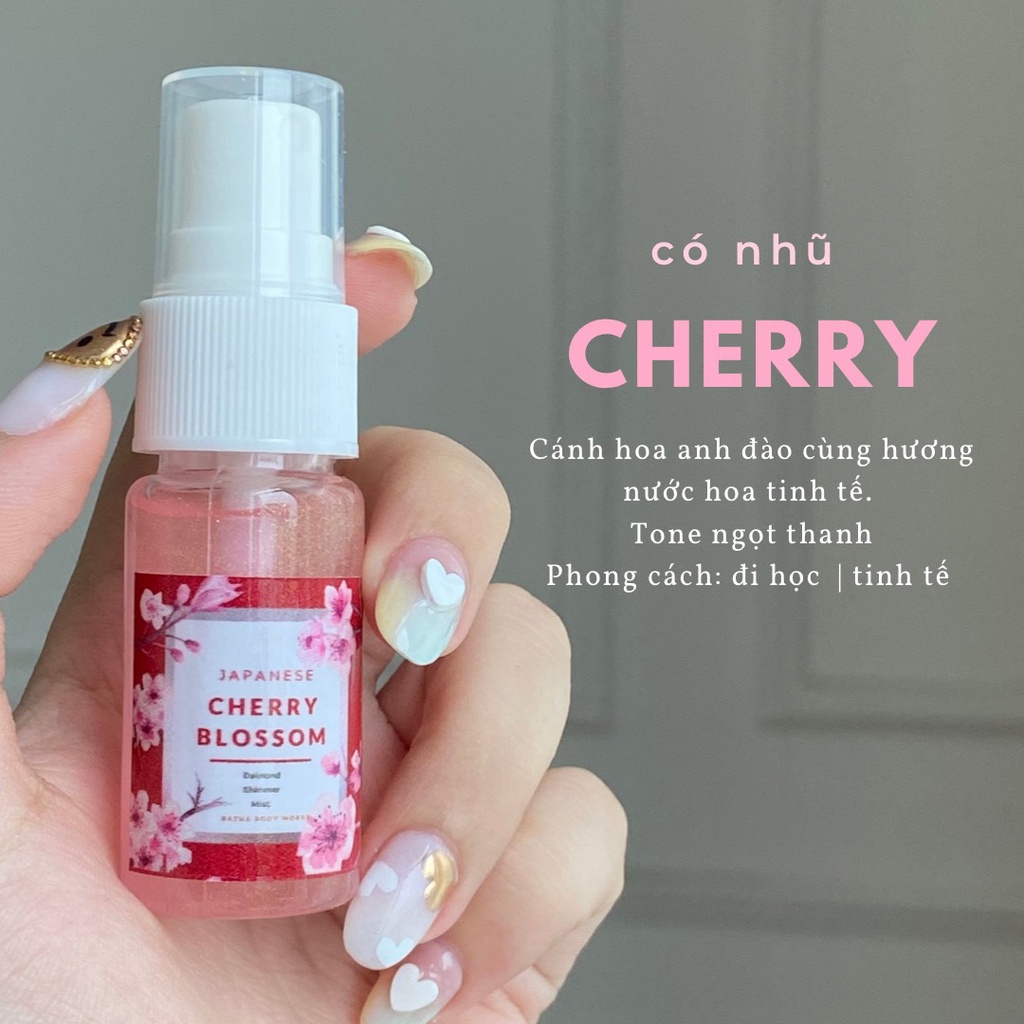 Xịt thơm toàn thân hương nước hoa 10ML - RIHOUSE body mist