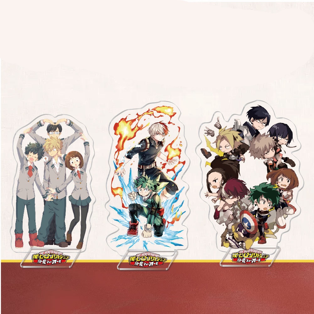 Standee My hero academia Học viện anh hùng tượng acrylic standee anime mica trang trí trưng bày mô hình M1