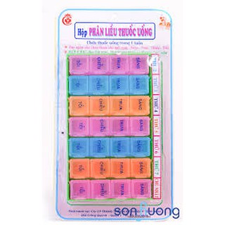 Hộp phân thuốc liều