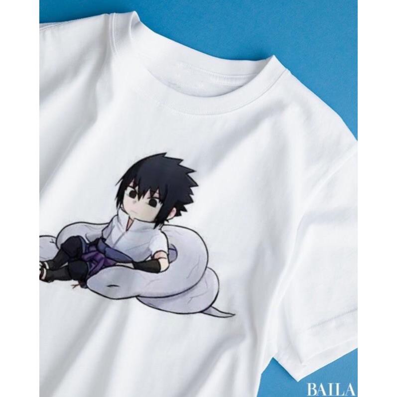 Áo thun Sasuke phim Naruto chibi cực dễ thương, in ảnh theo yêu cầu