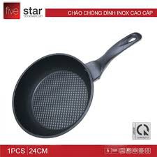 [FREESHIP] CHẢO CHỐNG DÍNH FIVESTAR 3 ĐÁY, INOX 430, CHẢO ĐÁY TỪ 3 LỚP ĐÁY DÙNG CHO MỌI LOẠI BẾP /HCC006