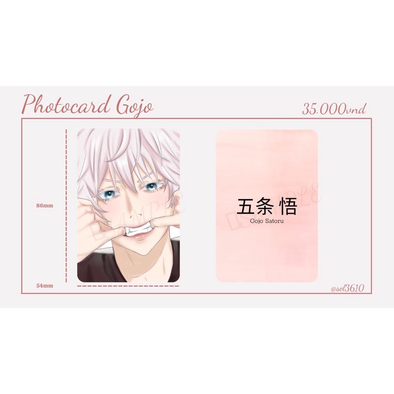Thẻ bo góc Jujutsu Kaisen