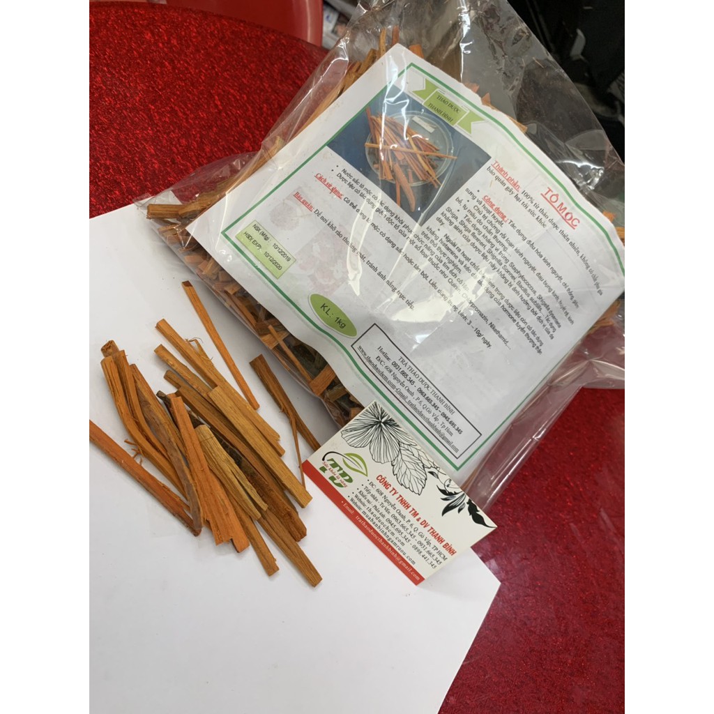 Tô Mộc Khô 100gr - Hàng Loại 1 Cao Cấp - Đông Y Thanh Bình