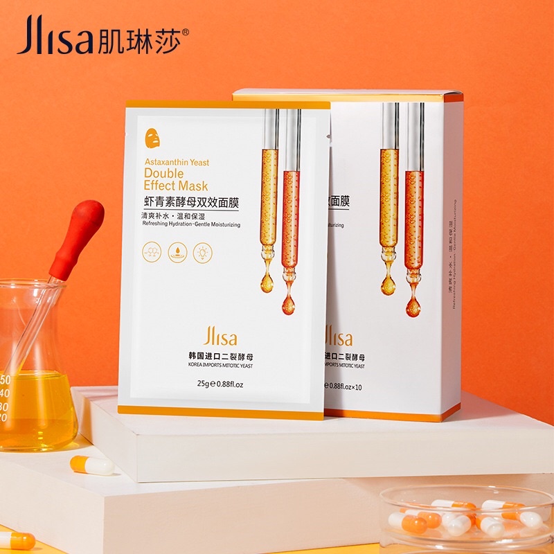 Mặt nạ giấy cấp ẩm dưỡng trắng da cung cấp collagel mask JLISA nội địa Trung | BigBuy360 - bigbuy360.vn