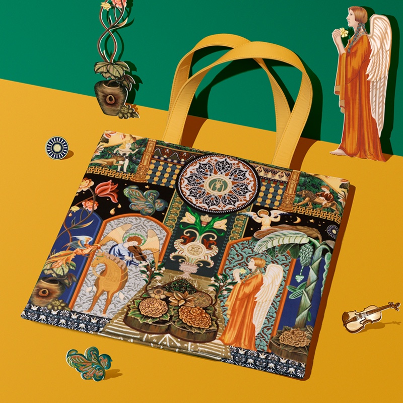 MHA Túi đeo vai thiết kế nguyên bản Túi xách minh họa dành cho nữ