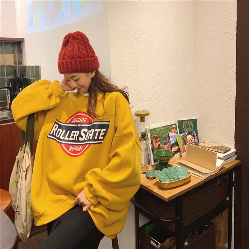 Áo Nữ, Áo Sweater Nỉ Bông 4 Màu Cực Xinh | BigBuy360 - bigbuy360.vn