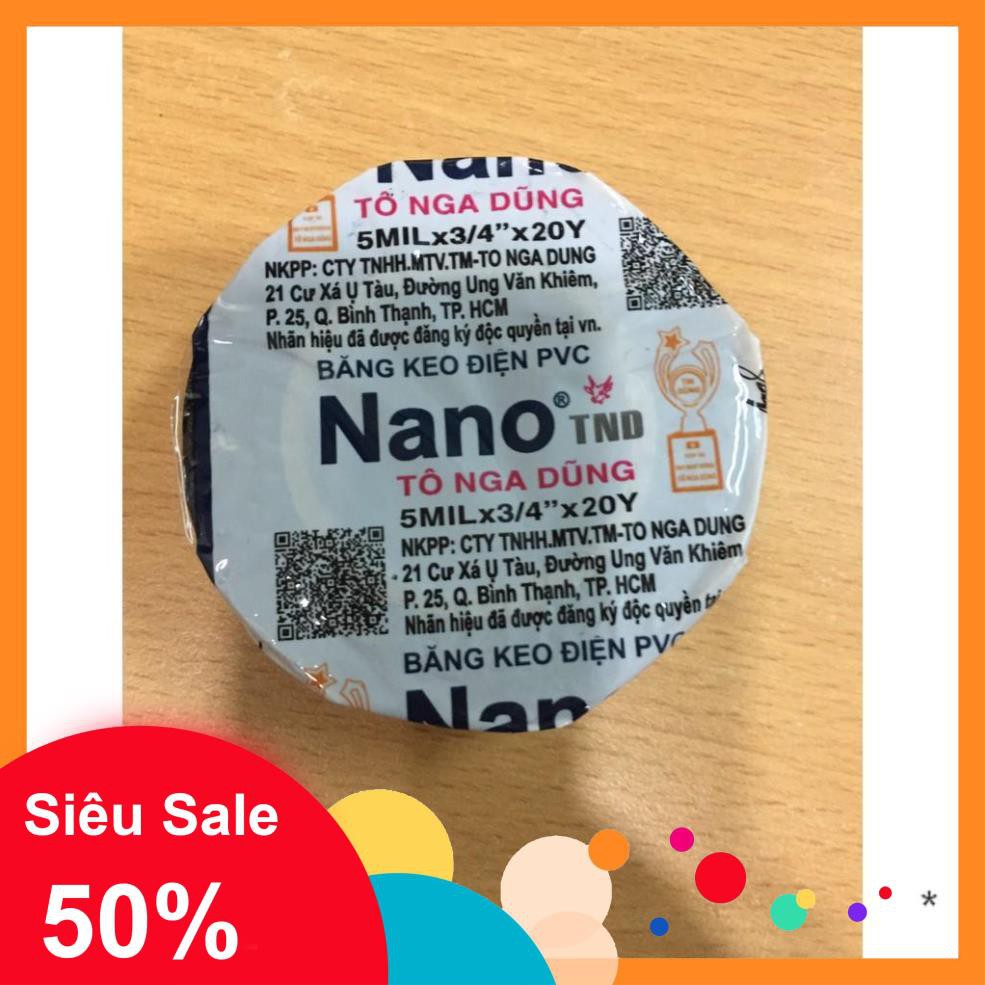 Băng keo điện nano Tô Nga Dũng 20Y