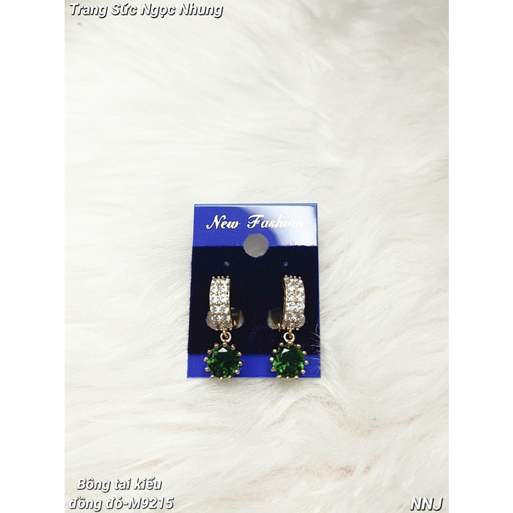 Bông tai kiểu đồng đỏ-M9215