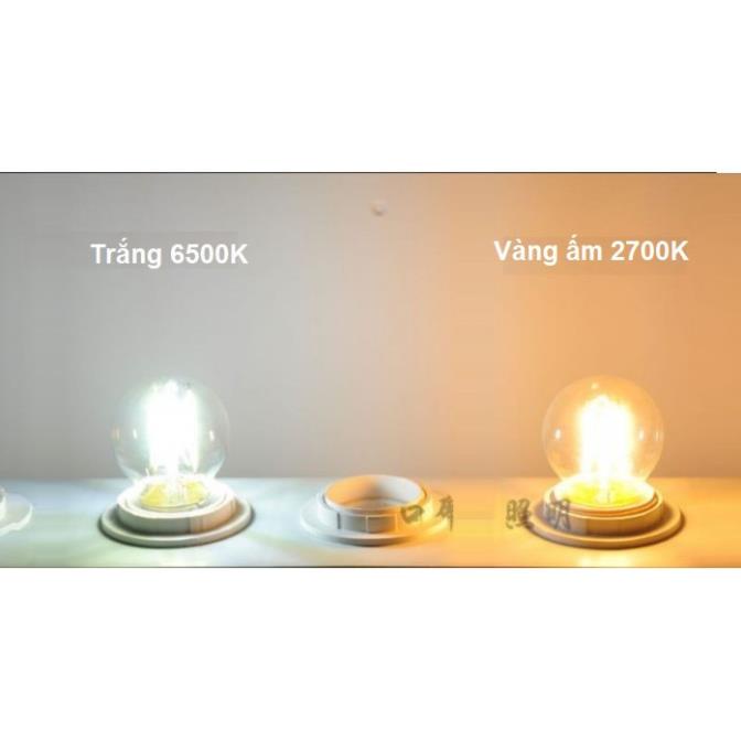 Bộ 3 dây đèn thả cổ điển bóng led Edison A60 6W