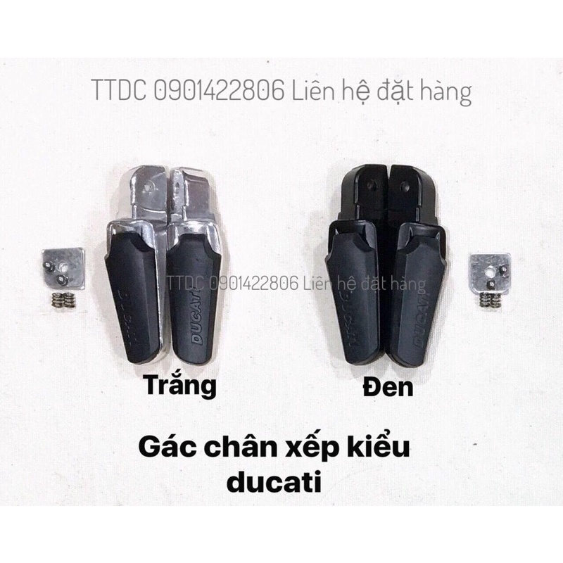 Gác Chân tiktok Ducati Honda gắn mọi loại xe