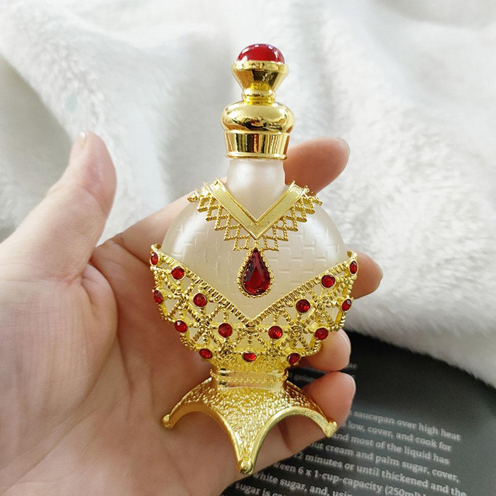 MOCHO Chai Rỗng Đựng Tinh Dầu / Nước Hoa Màu Vàng Kim Mang Đi Tiện Dụng