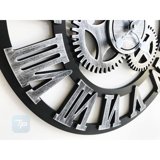 Đồng Hồ Treo Tường Cổ Điển Bánh Răng (số La Mã)
