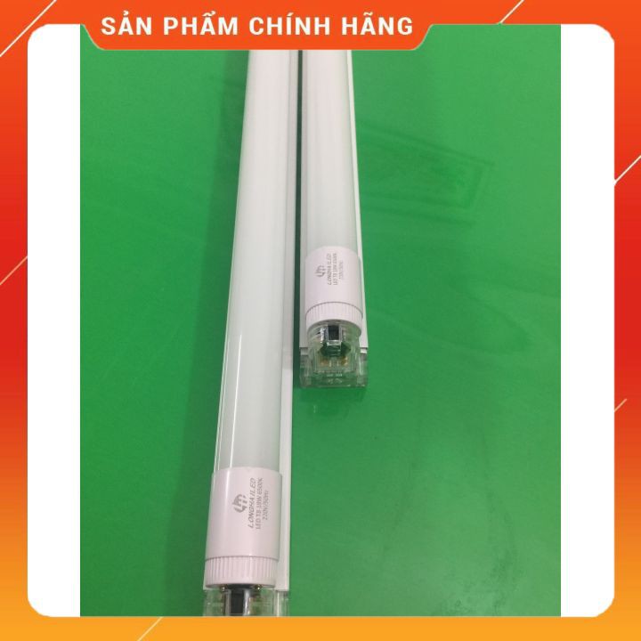 Combo 2 Bộ Đèn Tuýp Led Thủy Tinh LHLed Tiết Kiệm Điện Năng 1m2 Công Suất 18w [ 2 Bóng 1m2 18w + 2 Máng Đơn ]