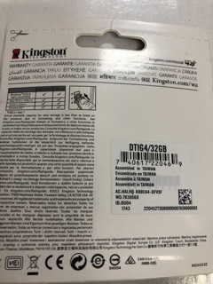 USB 2.0 Kingston DataTraveler DT101G2 32GB