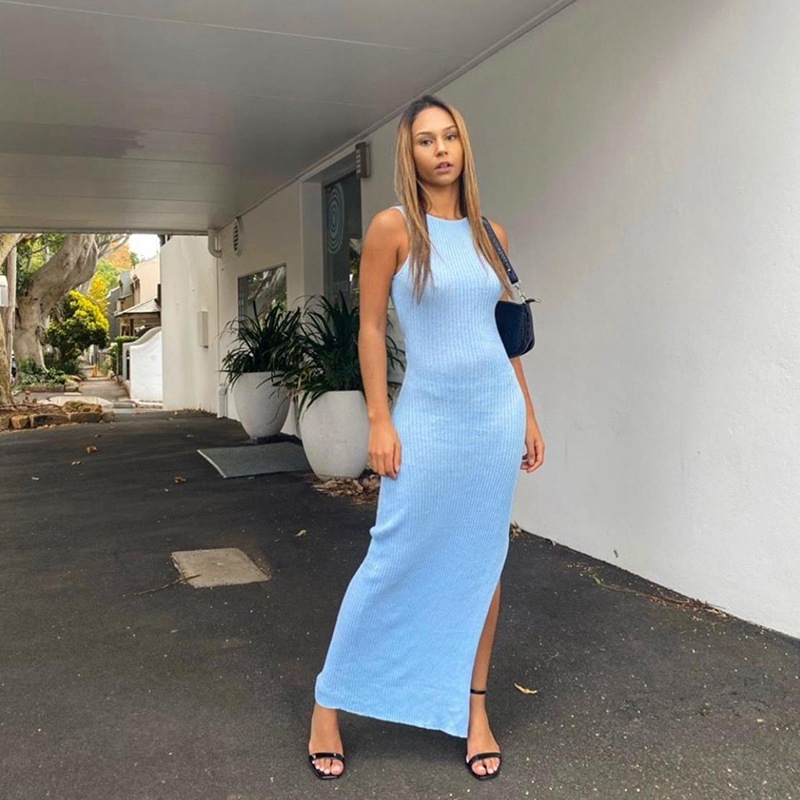  Đầm ôm không tay thiết kế hở lưng quyến rũ dành cho nữ | BigBuy360 - bigbuy360.vn