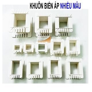 Sl. Khuôn biến áp các cỡ fe 20, 22, 25, 28, 32. Khuôn quấn dây đồng biến áp chống cháy ABS nhiều kích thước nhỏ và vừa