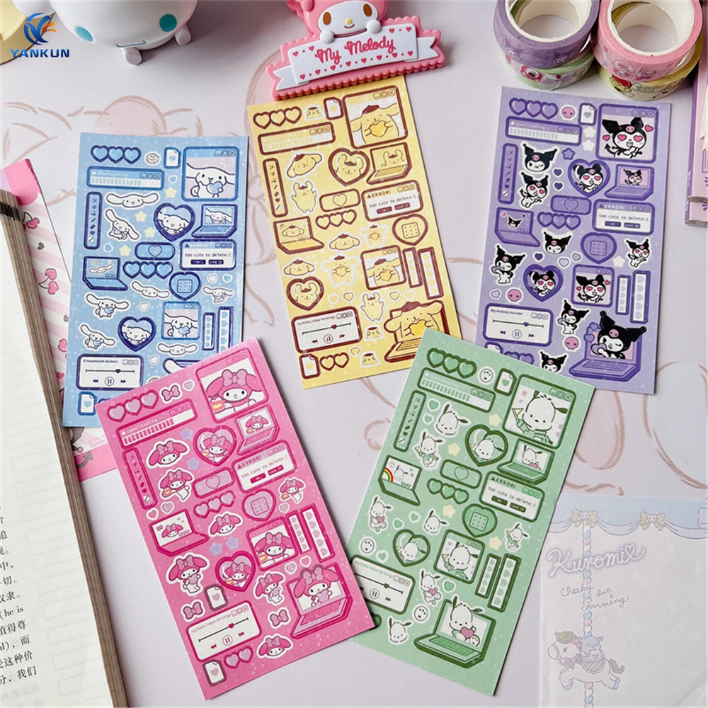 SANRIO Miếng Dán Trang Trí Hình Chú Chó Dễ Thương Xinh Xắn