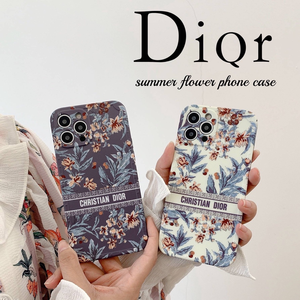 Ốp lưng iphone Ốp iphone Hoa 【DlOR】 iphone13 /7/ 7plus/ 8 / 8plus / x / xr / xs max / 11 /12 / pro / pro max - Tce case