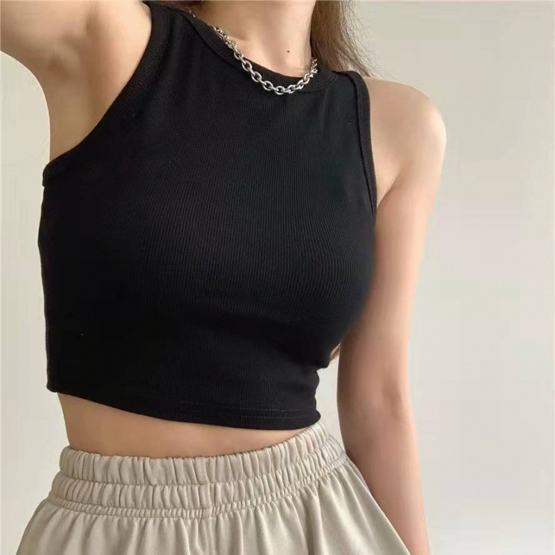 Áo croptop nữ ba lỗ ôm body thun len tăm phong cách ulzzang hàn quốc BSTORE CRT01 | BigBuy360 - bigbuy360.vn