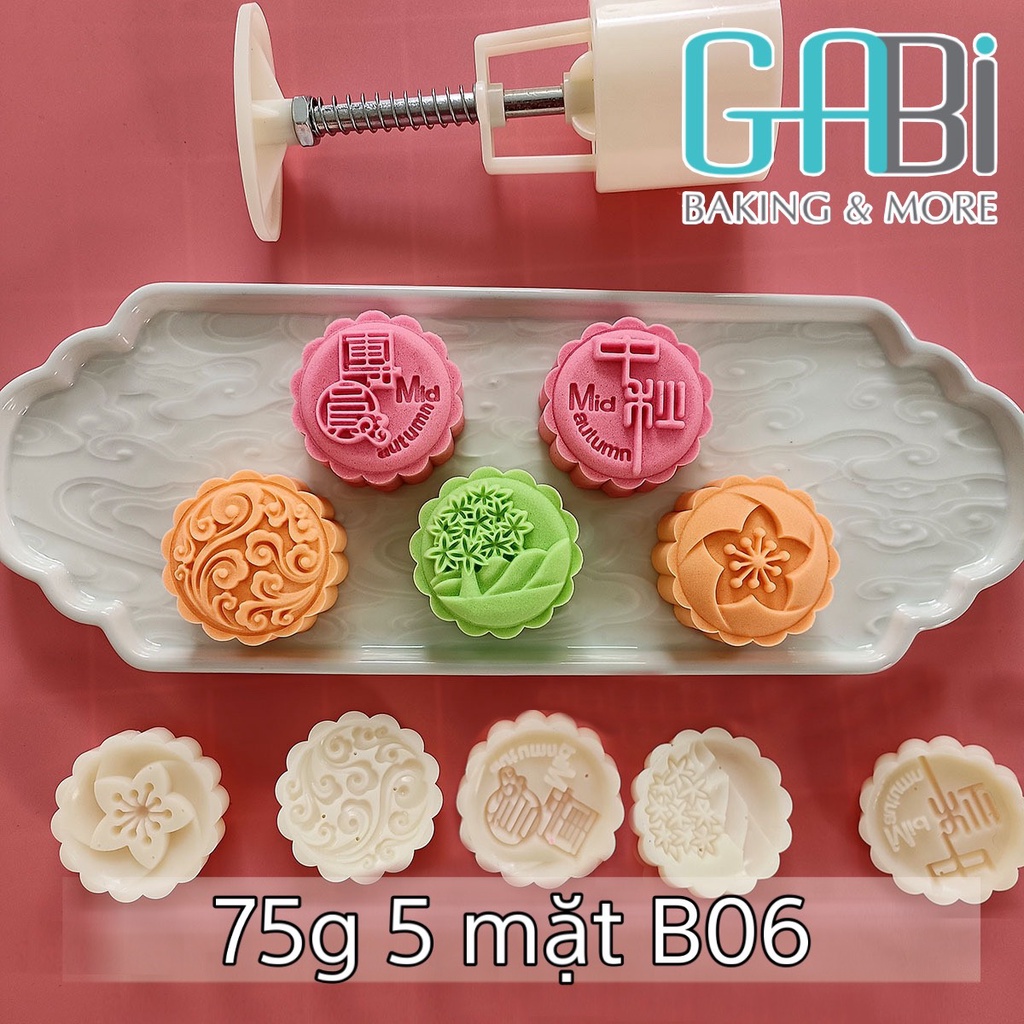Khuôn bánh 75g trung thu 2022(nhiều mẫu)