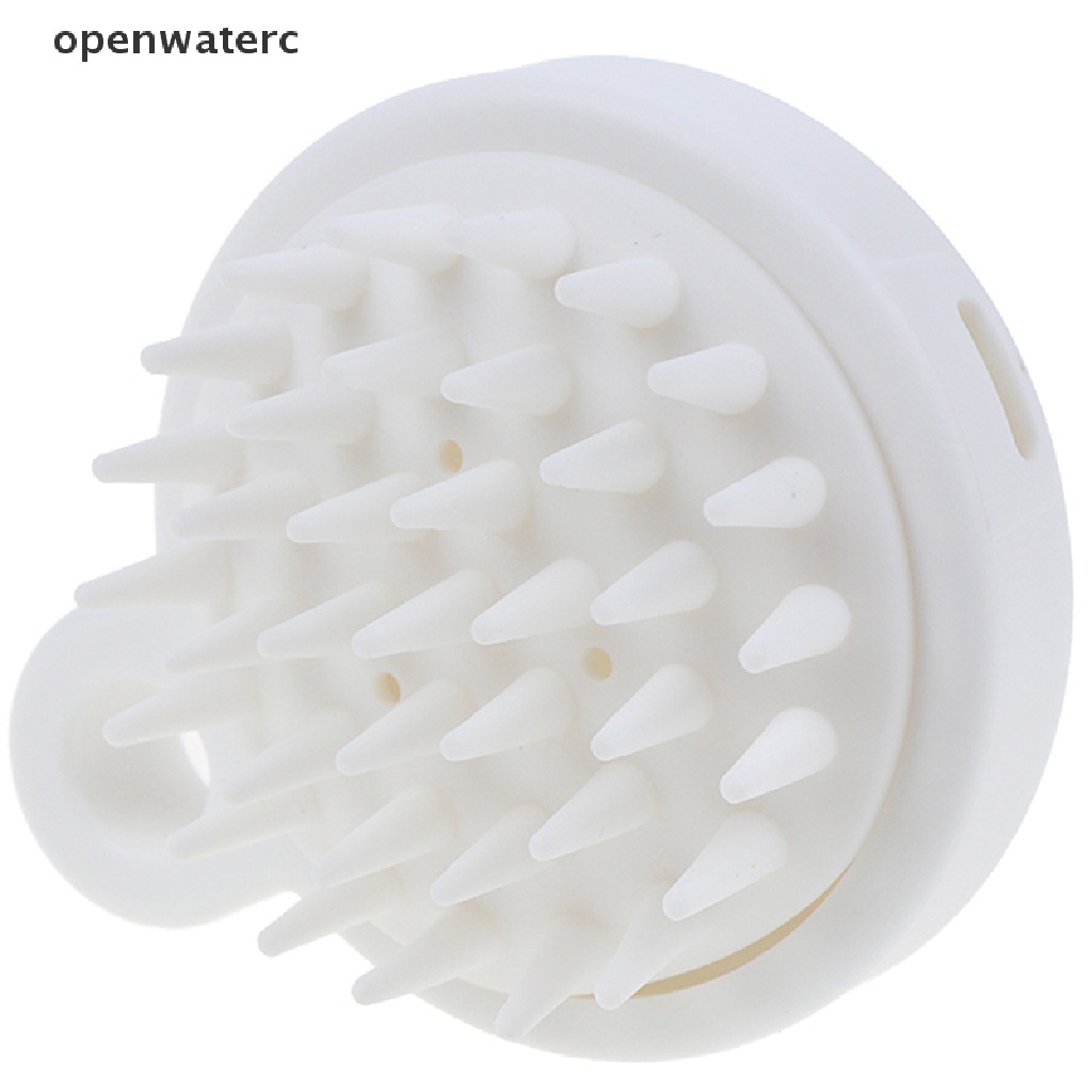 [Hàng mới về] Bàn chải tắm dùng mát xa da đầu cơ thể bằng silicon tiện dụng