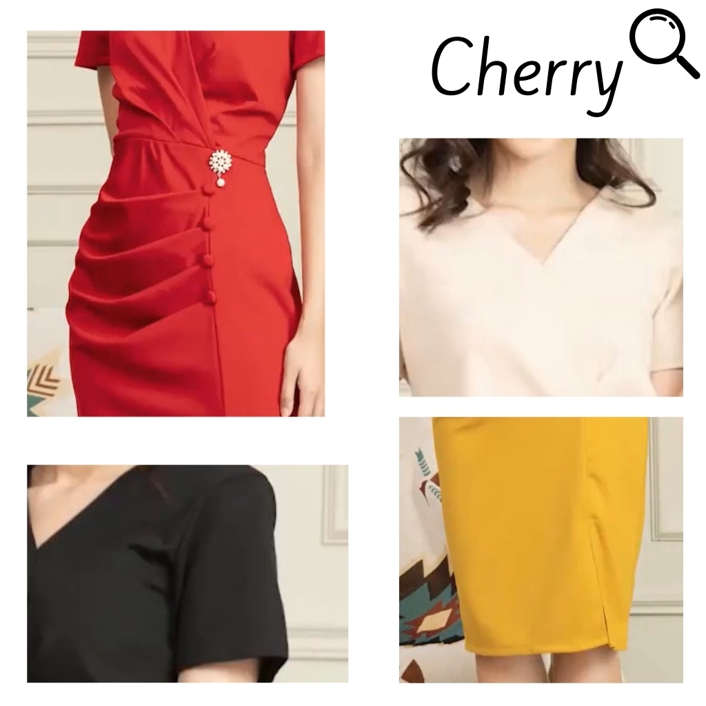 Váy liền thân dáng dáng maxi cực đẹp - một trong những chiếc váy thiết kế của Cherry Store - V035