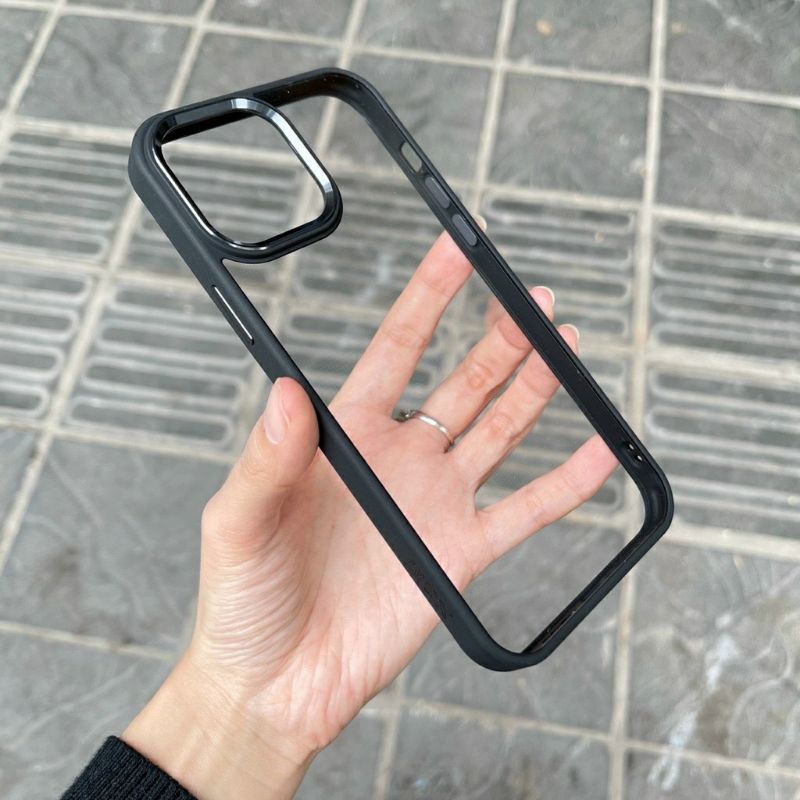 Ốp lưng Iphone 14 pro max , 14 pro , 14 plus , 14 ,13 Pro Max,13 pro,13, 12 pro max viền màu X&M siêu đẹp