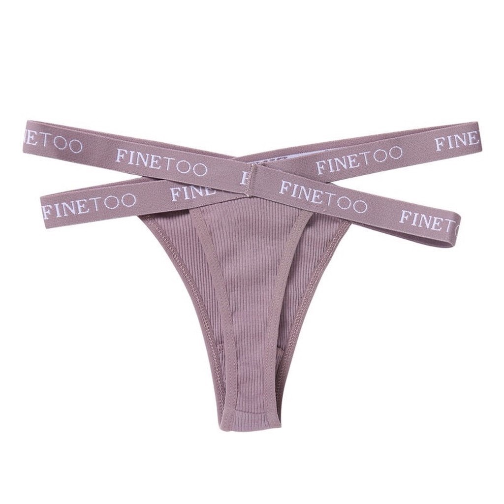 Quần Lót Nữ - Quần Lót Nữ Cotton Lọt khe phối dây đan chéo gợi cảm quyến rũ DAN STORE MÃ D005