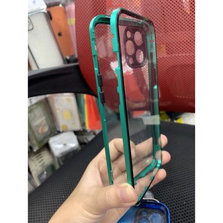 Ốp lưng 2 mặt kính iPhone 11 Pro Max, iPhone 11 pro (6.1), iPhone 12 pro max (6.7) hít nam châm