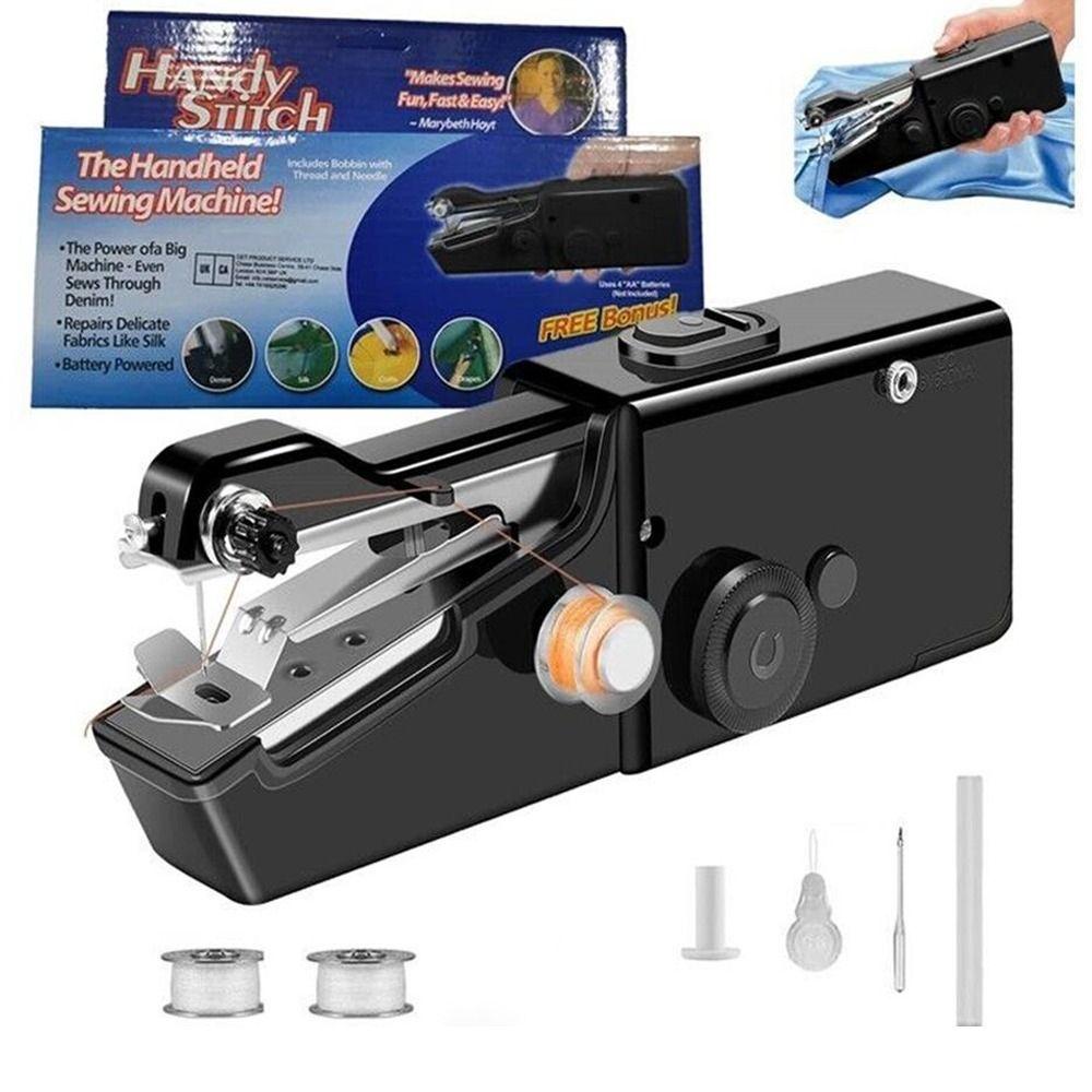 Máy May Cầm Tay DAPHS Không Dây|Bộ Chỉ Và Kim Chỉ Nhiều Màu Sắc Tiện Dụng Cho Gia Đình