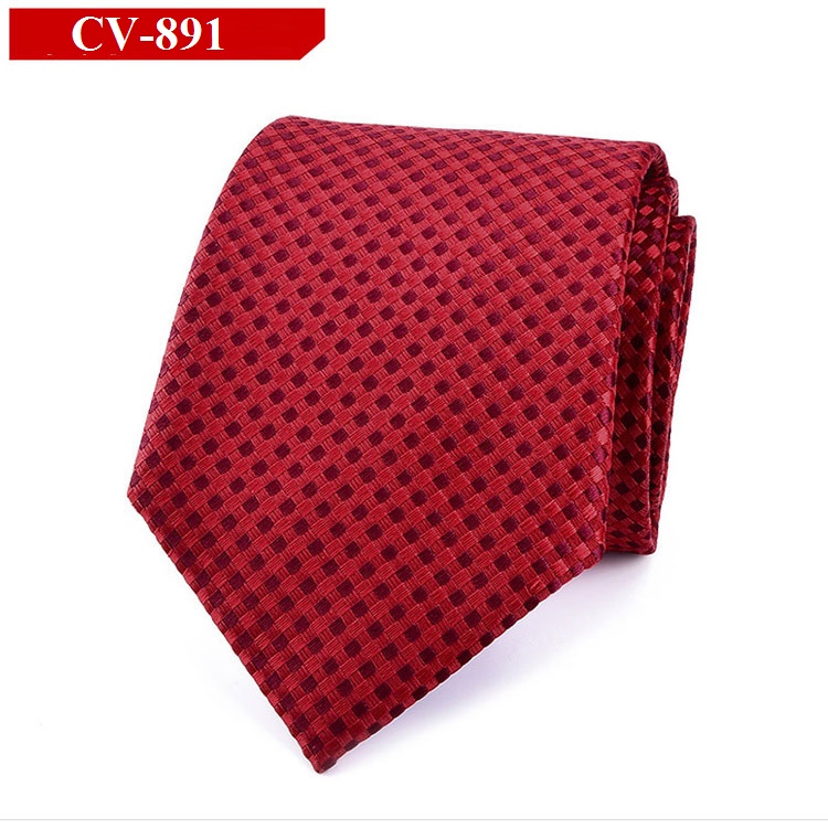 Cà vạt Nam màu đỏ thời trang bản 6cm, 8cm, Cravat nam cao cấp phù hợp chú rể, MC, dự tiệc, công sở, chụp ảnh