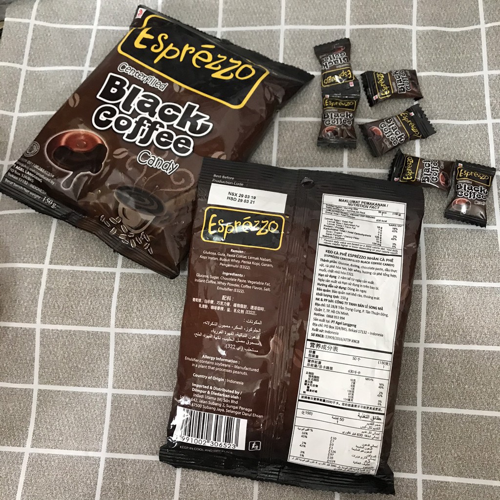 KẸO COFFEE ESPREZZO 150G