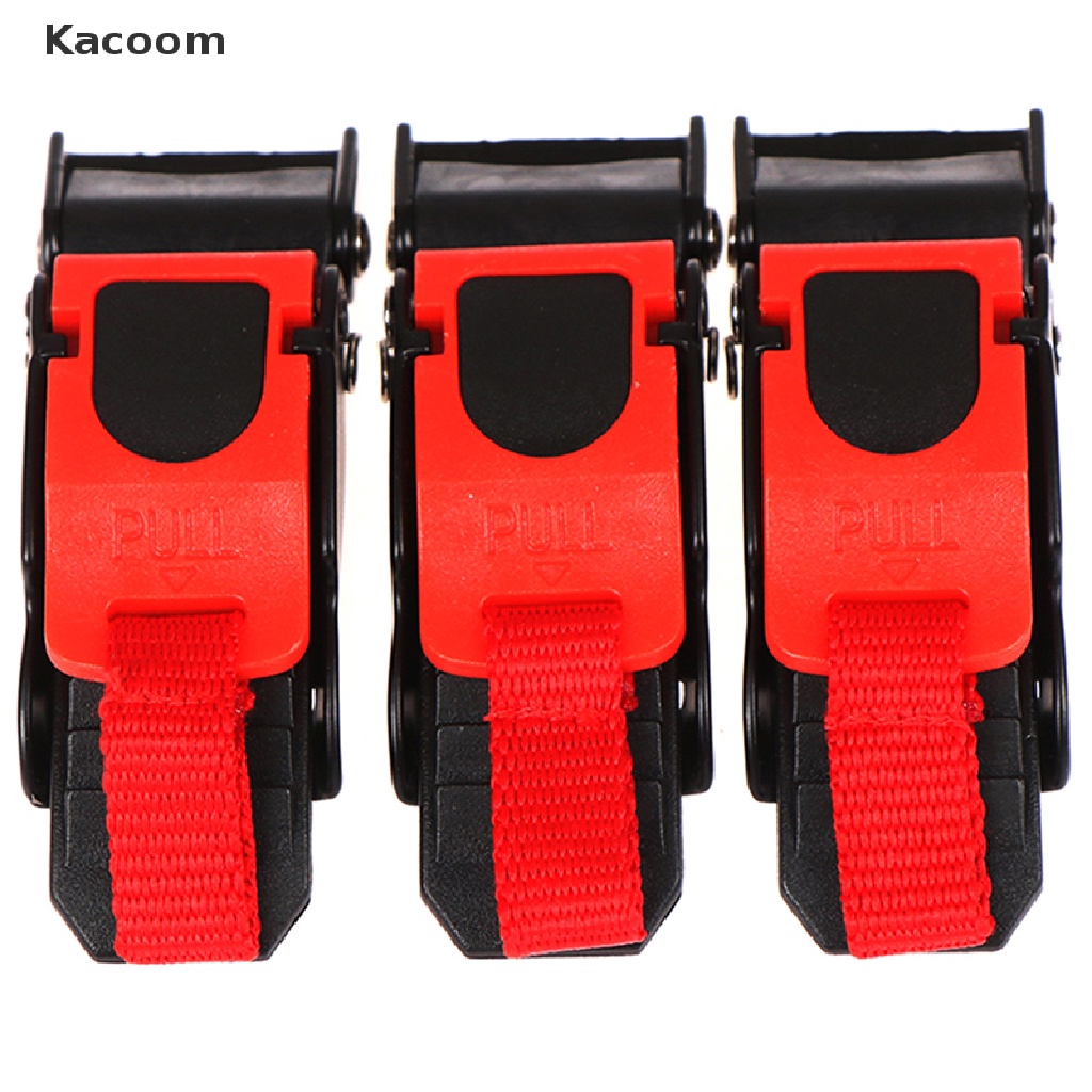 Kacoom Set 3 Dây Khóa Tháo Lắp Nhanh Cho Mũ Bảo Hiểm / Xe Máy / Xe Đạp