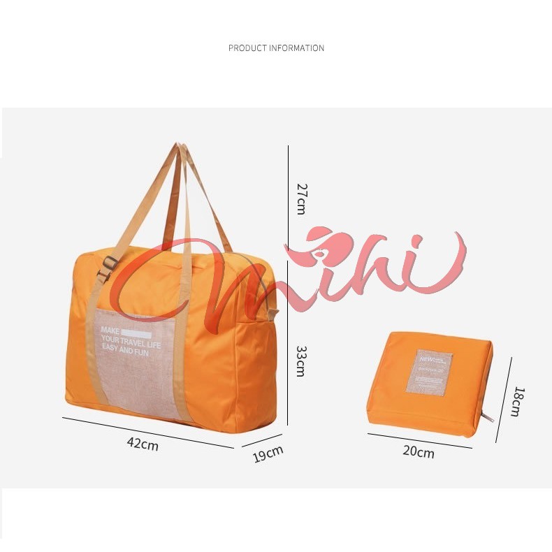 Túi vải du lịch Thông Minh Gấp Gọn Kiểu Dáng Hiện Đại - Chống Thấm