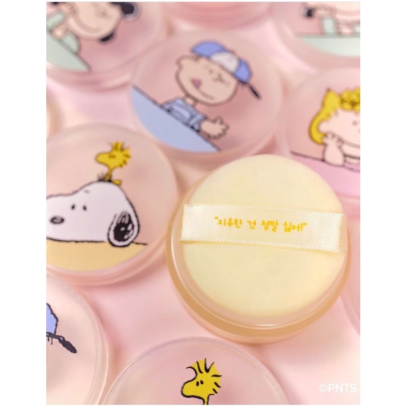 Phấn phủ Innisfree x Peanuts No Sebum Mineral Powder 5g