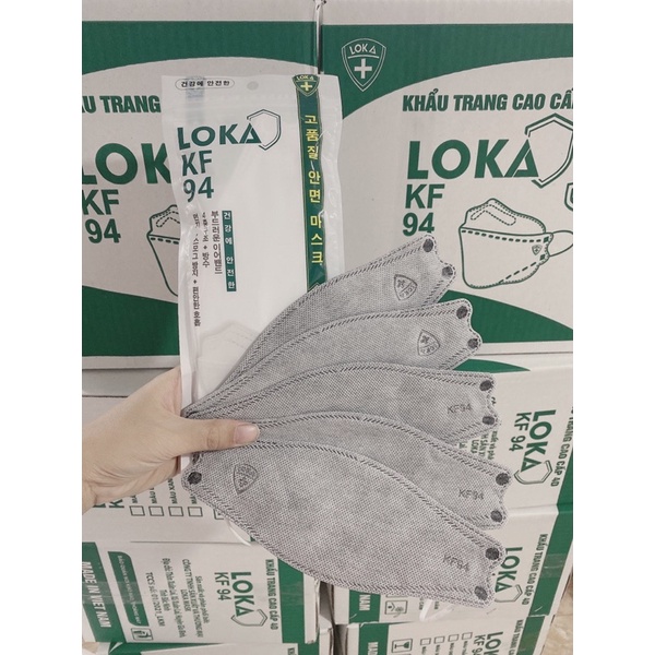 Khẩu trang KF94 Loka 4 lớp kháng khuẩn siêu hot