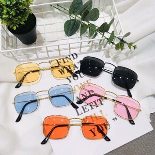 KÍNH MẮT VUÔNG 8 MÀU - 124 STORE