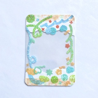 Toploader decor / toploader đã trang trí xanh lá cây vàng trắng/ series toploader deco