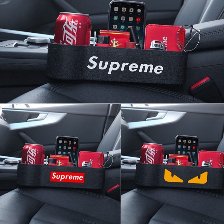 [Hàng Bán Chạy] Hộp Đựng Đồ Khoảng Cách Ghế Ngồi Xe Hơi Hình Quái Vật Nhỏ Đa Năng