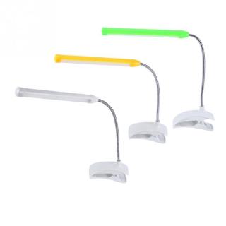 Globedealwin Đèn LED Kẹp bàn đọc sách USB