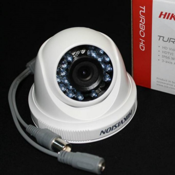 Camera HDTVI Dome HIKVISION DS-2CE56C0T-IR 1MP Vỏ Kim Loại - Chính Hãng, Bảo Hành 24 Tháng