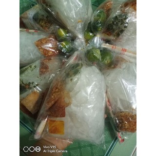 10 bịch bánh tráng sa tế tắc tép tỏi phi 7 gia vị
