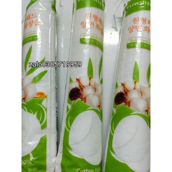 ELIWHITE bông tẩy trang cao cấp 150 miếng.
