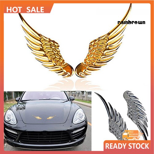 Giấy Dán Trang Trí Xe Hơi Hình Cánh Đại Bàng 3d Bằng Kim Loại